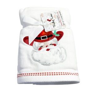 NEW Truly Lou COWBOY SANTA Southwest Collection Hand Towels Set/2